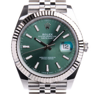 Rolex Datejust 41 126334 | Mint Green Dial | ,199 | The Watch Buyers Group