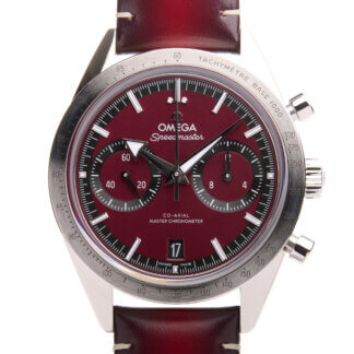 Omega Speedmaster ’57 | Brand New | Burgundy | The Watch Buyers Group