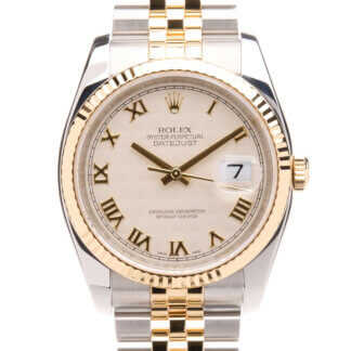 Rolex Datejust 36 116233 | Pyramid Ivory Dial | The Watch Buyers Group