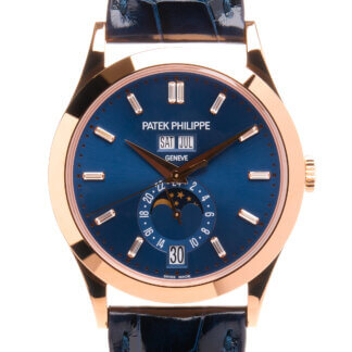Patek Philippe Annual Calendar | Blue Diamond Dial | The Watch Buyers Group