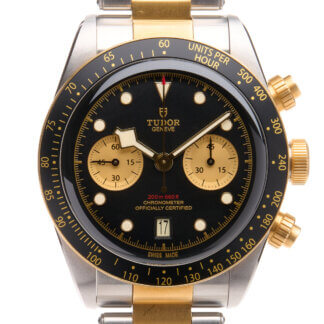 Tudor Black Bay Chrono | Steel and Gold | Complete Set | The Watch Buyers Group