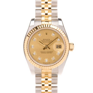 Rolex Lady-Datejust | Champagne Diamond Dial | Complete Set | The Watch Buyers Group