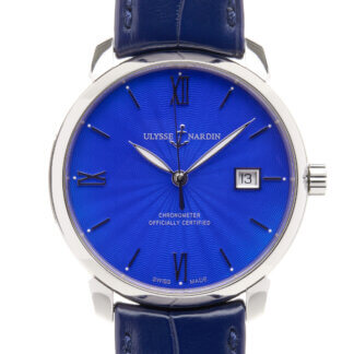 Ulysse Nardin Classico | Blue Dial | Box and Card | The Watch Buyers Group