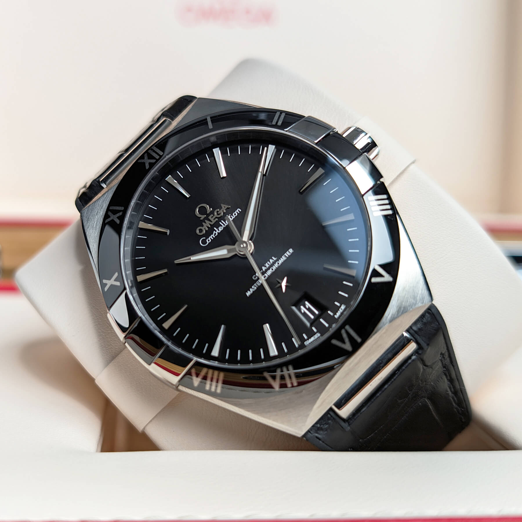 Omega Constellation Black 13133412101001