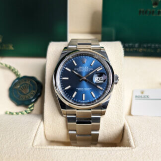 Rolex Datejust 36 | Blue Dial | Complete Set | The Watch Buyers Group