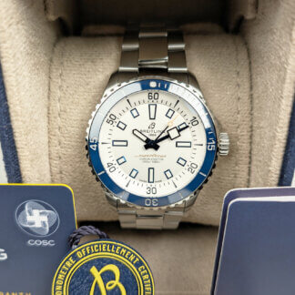 Breitling SuperOcean 42Silver / White Dial A17375E71G1A1 | The Watch Buyers Group
