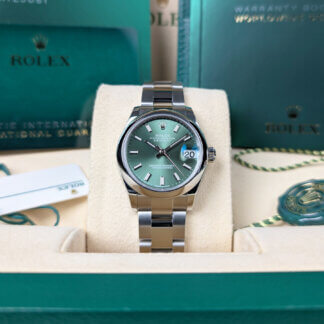 Rolex Datejust 31Mint Green 278240 | Midsize | Complete Set | The Watch Buyers Group