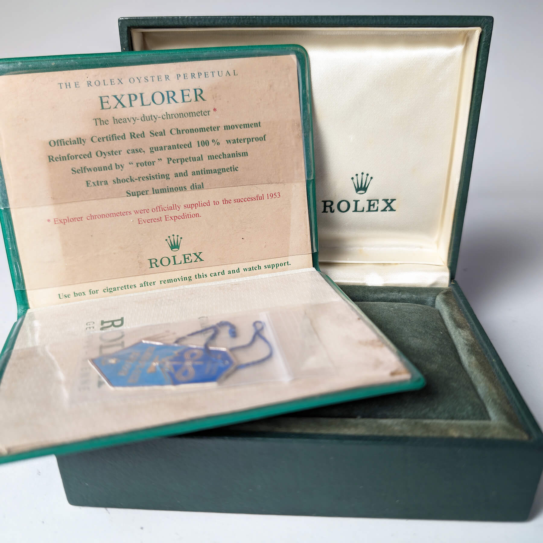Rolex Explorer 1016 Vintage 1963 Gilt 11 009 Accessories