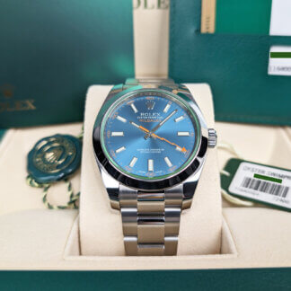Rolex Milgauss | Z-Blue Dial | Complete Set | The Watch Buyers Group