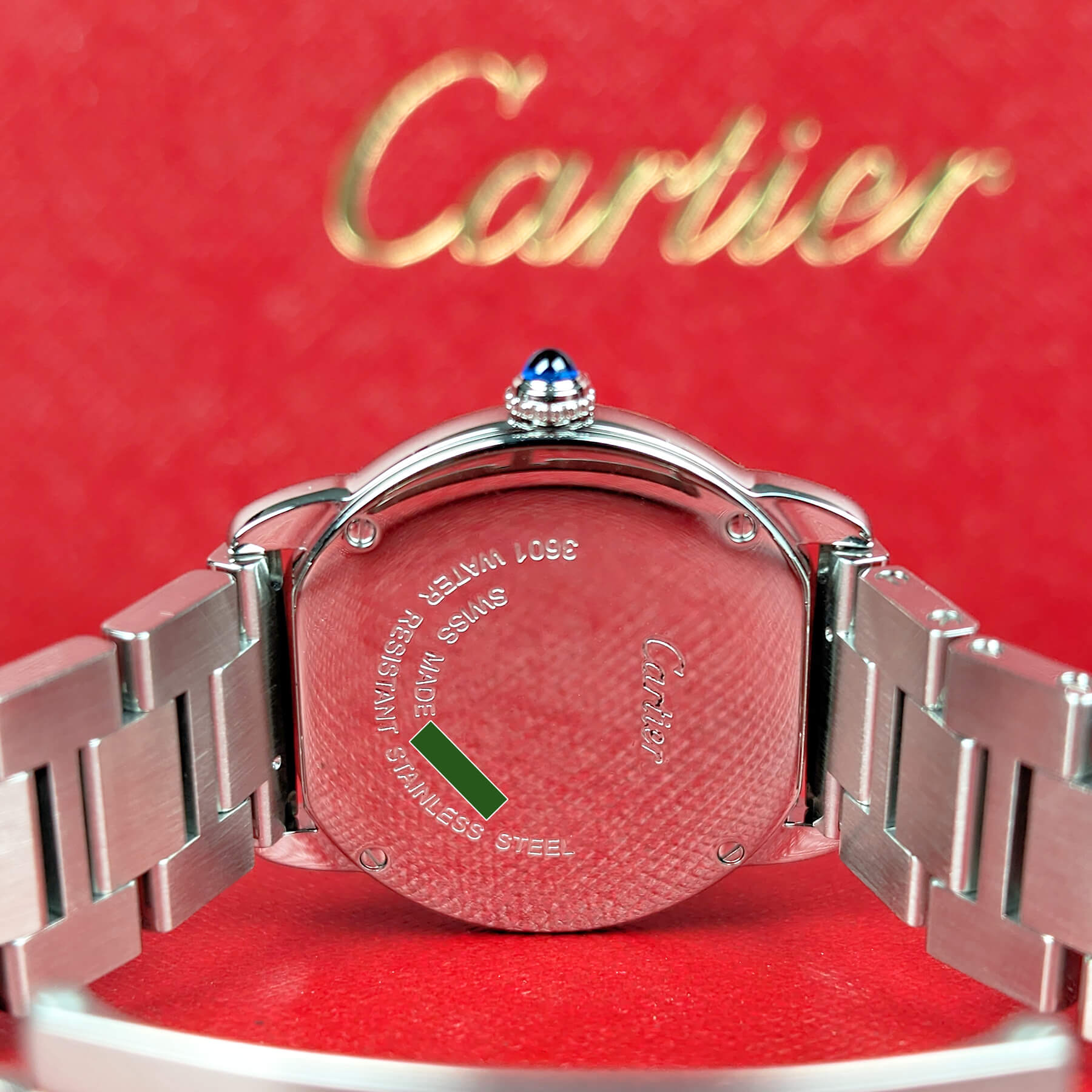 Cartier Ronde Solo W6701004 776B Case Back