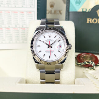 Rolex Turn-O-Graph White Dial 116264 | Box and Papers | The Watch Buyers Group