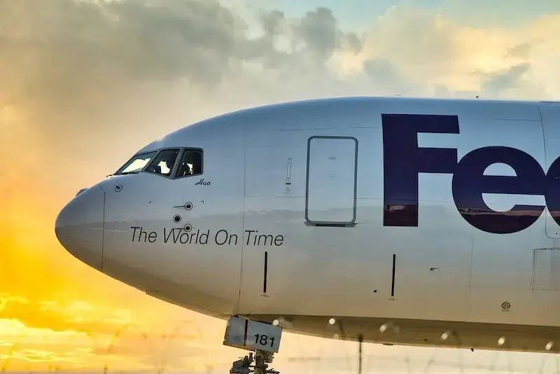 fedex airplane ready for free shipping for your watch repair